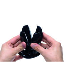 Master Series Plug Tunnel Clawed Noir 9 x 10.5 cm
